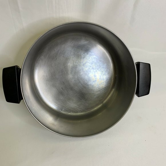 Vtg Revere Ware 1801 Copper Bottom 4QT Quart Stock - Picture 3 of 6